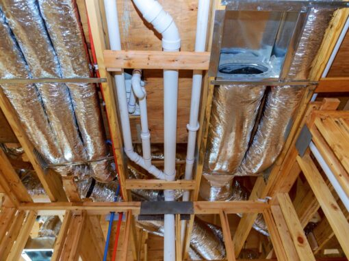 Project 27: Frame house ventilation installation